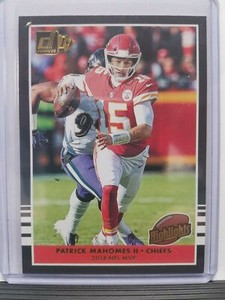 2019 Donruss Action All-Pros #6 Patrick Mahomes II Kansas City Chiefs Football Card