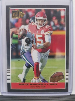 2019 Donruss Action All-Pros #6 Patrick Mahomes II Kansas City Chiefs Football Card