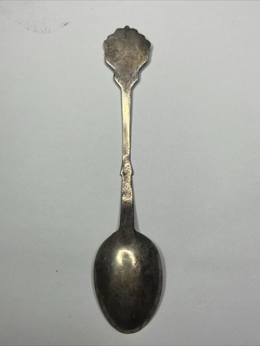 Vtg TURKIYE Flag Souvenir Spoon in 800 Silver ~ 4-3/8" Long ~ 9.8 grams ~ Turkey - Picture 2 of 4