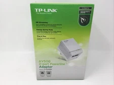 TP-Link 2-Port Powerline Adapter 2 Ethernet Ports One Button AV500 TL-PA4020
