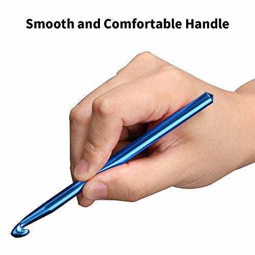 Ergonomic Yarn Knitting Crochet Hooks Knitting Needles Set (12 Pcs) - Picture 2 of 4