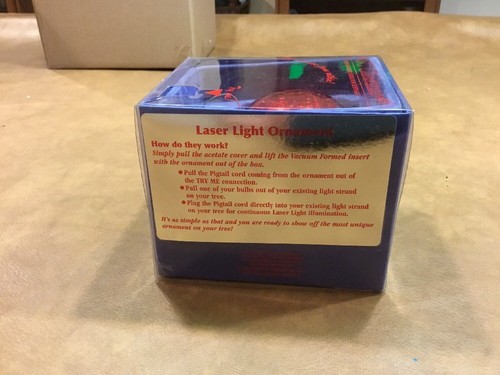 SC Christmas Ornament STL Cardinals Laser Engraved Logo Lights-Up - Picture 3 of 4
