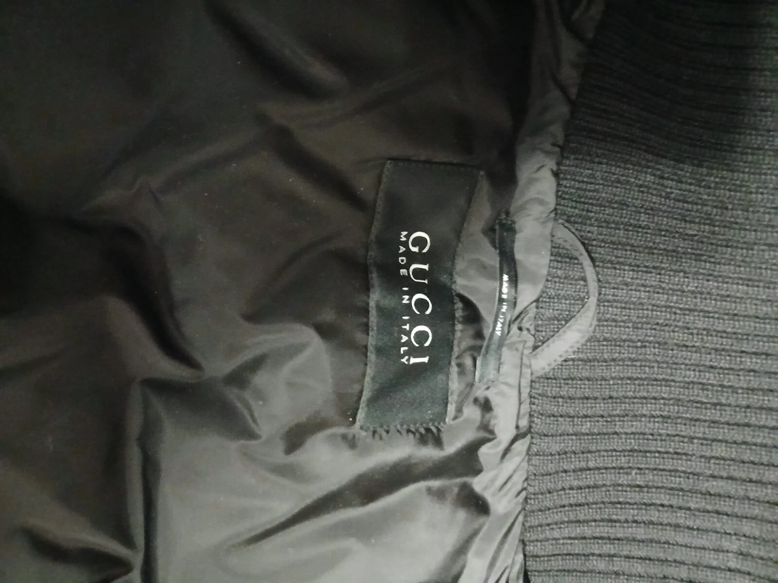 Giubbotto piumino Gucci uomo nero