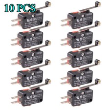 10X Micro Switch Spdt Hinge Roller Lever 15A V-156-1C25 Limit Switch Fast Ship