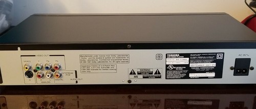 Reproductor de video DVD Toshiba SD-1700U probado ¡Funciona muy bien! - Imagen 5 de 6