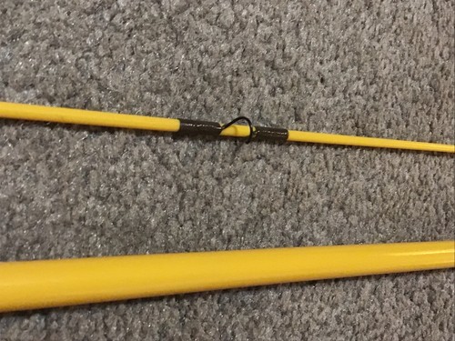 WRIGHT & MCGILL EAGLE CLAW 8 1/2' DENCO Line7 2-PIECE FLY ROD VINTAGE Lot S14 - Picture 7 of 9