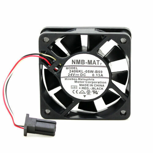 1 PCS New NMB 2406KL-05W-B59 Fan 24V 0.13A 60*60*15 3-pin - Picture 1 of 2