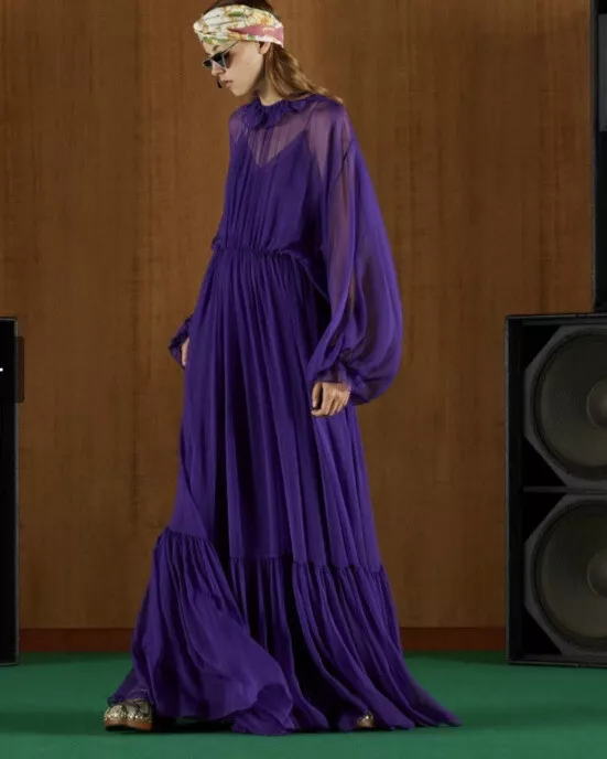 Gucci purple dress top
