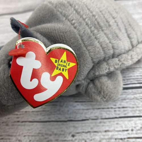 TANK Beanie Babies Vintage TY 1995 PVC Pellets 4th Generation Tush & Hang Tag - Picture 8 of 11