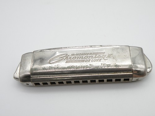 Vtg M. HOHNER Chromantica II Deluxe Harmonica Model A440 Key of C GERMANY - Picture 5 of 12