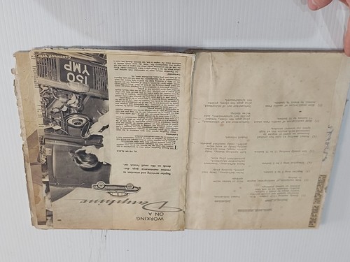 Renault Dauphine - 1956 - 1967 - ondine gordini 850 ik Owners Manual package 531 - Picture 8 of 11