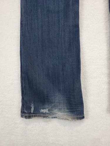 MEK Denim USA Kingston Boot Cut Jeans Women's W27/L34 Stretch Flap Pockets Low - Picture 11 of 18