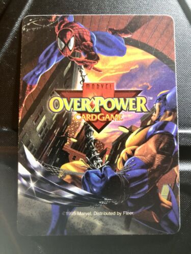 1995 MARVEL OVERPOWER CYCLOPS- OPTIC OBLITERATION - Picture 2 of 2