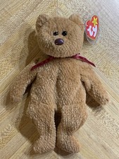 RARE 1996 Retired Ty Beanie Baby - CURLY Style 4052 - With Tag Errors - MWMT