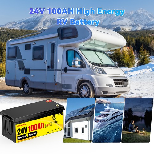 Batería de litio 12V 100Ah 200Ah 300ah LiFePO4 Bluetooth BMS solar autocaravana RV - Imagen 59 de 60