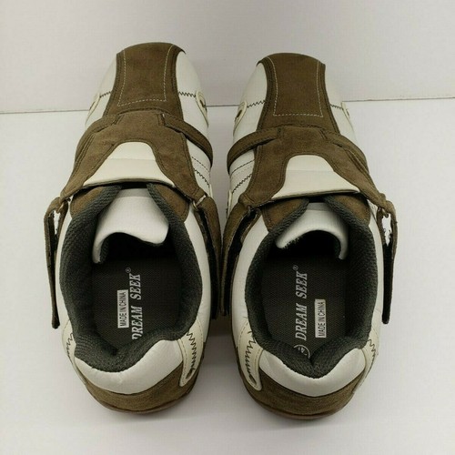 DREAM SEEK Men's Green/Beige Slip Resistant Shoe Size US 10.5 - Picture 5 of 10