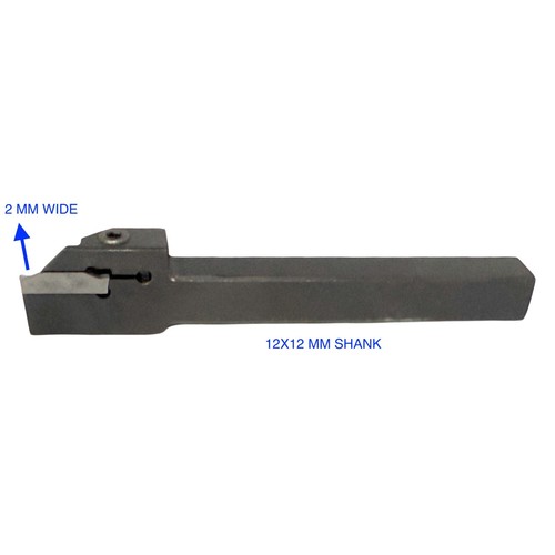 PARTING & GROOVING TOOL 12MM SHANK 2,3,4MM WIDE WITH 1 FREE DOUBLE SIDE INSERT - Picture 11 of 19