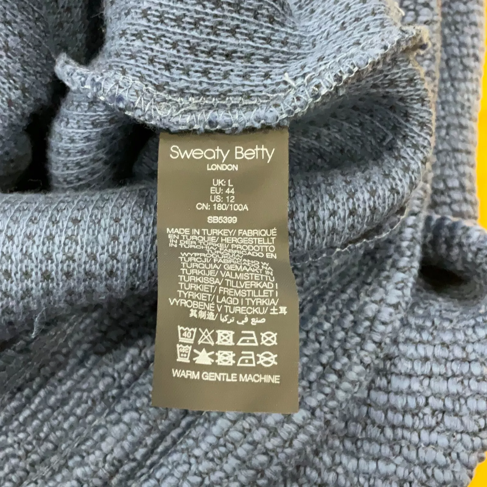 sweaty-betty turtle neck restful buckle drawstring sweatshirt
