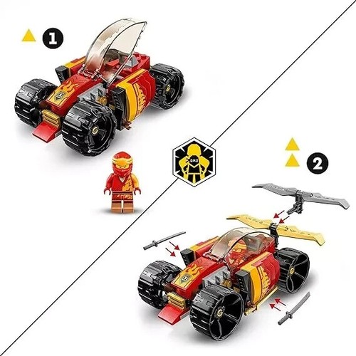 Lego 71780 NINJAGO Kais Ninja-Rennwagen EVO 2in1 Spielzeug Weihnachtsgeschenk - Bild 4 von 6