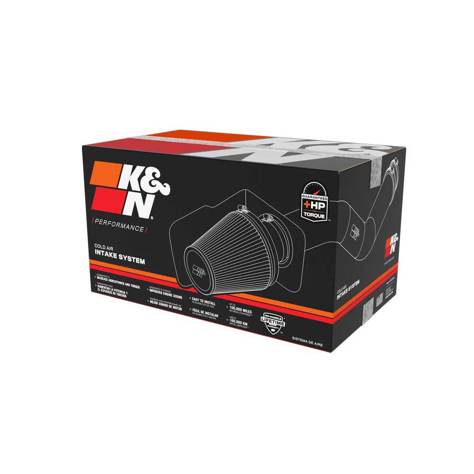 Entrada de aire frío K&N 57-3070 Performance para 09-14 Escalade 6,2 L / Tahoe 5,3 L V8 Foto 3 de 4