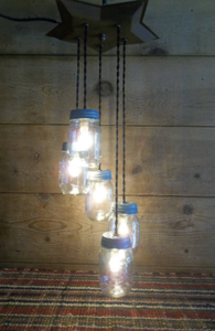 Details About Texas Star Chandelier 5 Mason Jar Light Fixture Rustic U Choose Details About Texas Star Chandelier 5 Mason Jar Light Fixture Rustic U Choose