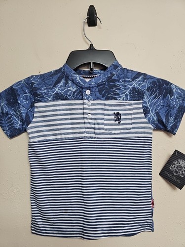 NWT ENGLISH LAUNDRY Boy's T-Shirt Short Sleeve Crew Neck Striped Print.Size 4T - Picture 2 of 15