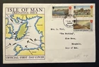 Isle of Man 1973 First Issue Definitive FDC Ramsey Postmark - Historic 🇮🇲