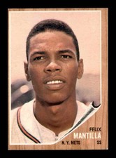 1962 Topps #436 Felix Mantilla   EX/EX+ X3590074