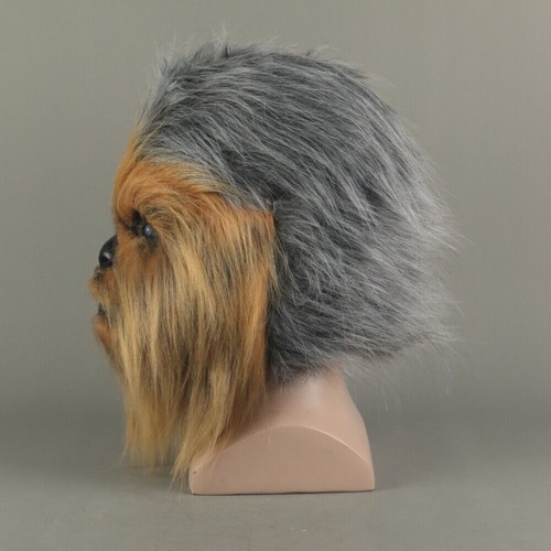 Cosplay Star Wars Chewbacca Full Head Mask Chewie Halloween Masquerade Mask Prop - Picture 6 of 11