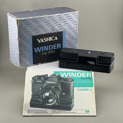 Yashica FR Auto Winder with Original Packaging & Manual TESTED