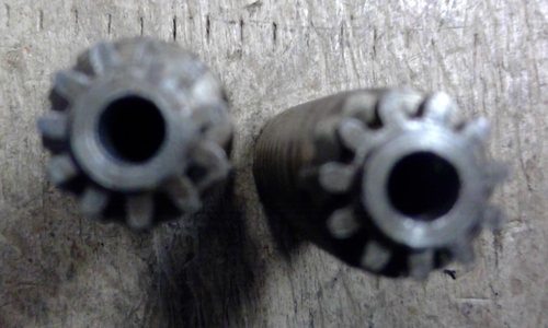 Antique Dexter No. 3 Pencil Sharpener Cutters (pair) Blades Original Box - Picture 6 of 7