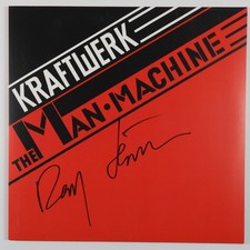 Kraftwerk Ralf Hutter JSA Signed Autograph Record Album The Man Machine