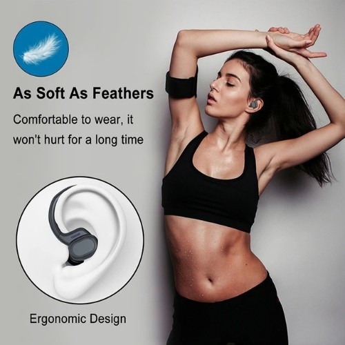 Kabellose Bluetooth Kopfhörer Over-Ear Ohrhörer mit Ohrbügel Sport Laufen In-Ear - Bild 2 von 8