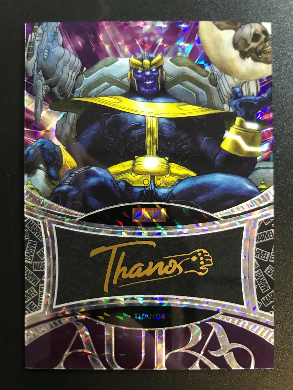 2025 KAKAWOW AURA Marvel Single Script Art Auto Purple Thanos 11/45 -II