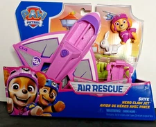 PAW Patrol Air Rescue Skye Vehicle New In Box! Hero Claw Jet And Bunny