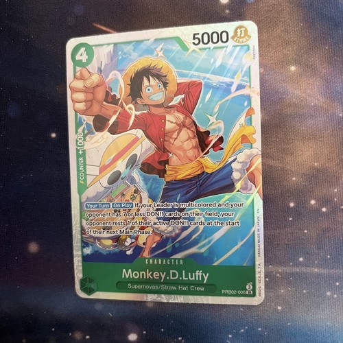 ONE PIECE - MONKEY D. LUFFY - PRB02-005 - SUPER RARE ENG PREMIUM BOOSTER 2 - NEU - Bild 3 von 6