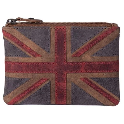 Münzbörse mit Union JackDesign, braun, S, Zeitgenössisch - Bild 1 von 4