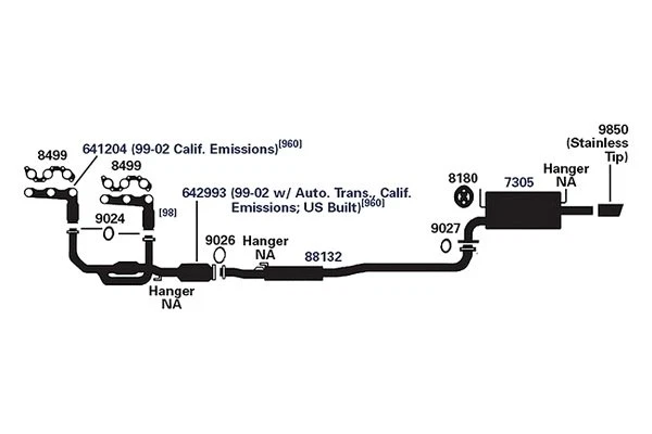 For Toyota Camry 1995-2006 AP Exhaust Exhaust Manifold Gasket - Изображение 2 из 4