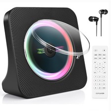 Portable CD Player with Bluetooth, Desktop CD Players with Speakers, FM Radio...