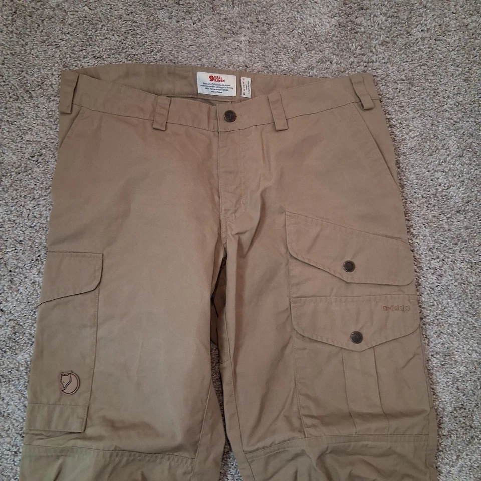 FJALLRAVEN 全新无标签女式棕褐色 Vidda Pro 徒步小径长裤 US 30-31 — 第 2/4 张图片