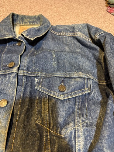 Vintage 1980s Levi’s Strauss White Tab Made In USA denim Jean Jacket - Picture 6 of 18