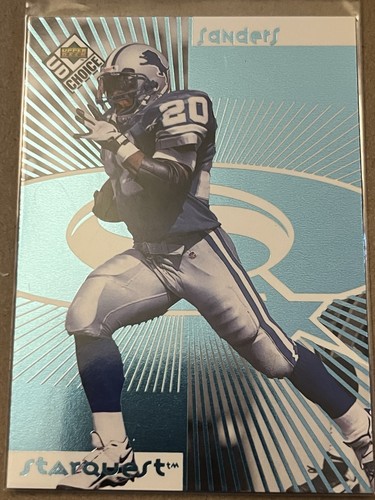 Barry Sanders 1998-99 6 Karten Lot verschiedener Hersteller - Bild 5 von 12