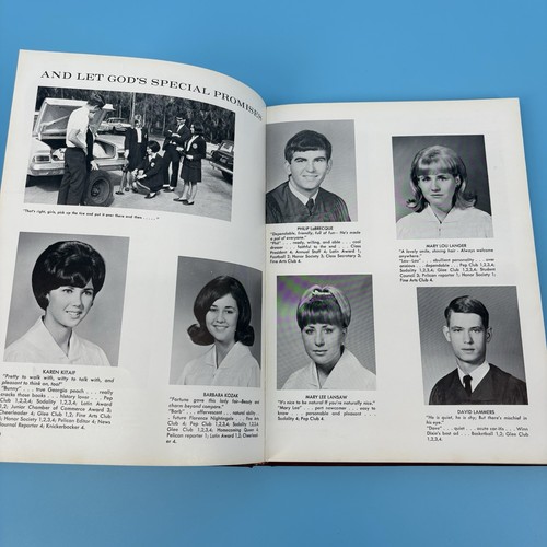 Vintage Yearbook Veritas 1966 Father Lopez Catholic High School Daytona Beach FL - Picture 5 of 6