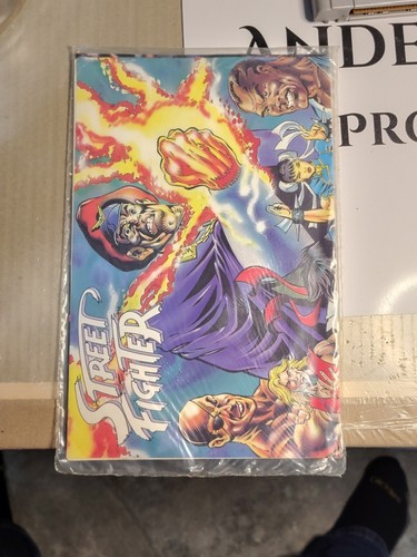 Street Fighter #1 Sealed Polybag Malibu Comics 1993 NM  Includes Poster Inside.  - Picture 8 of 14