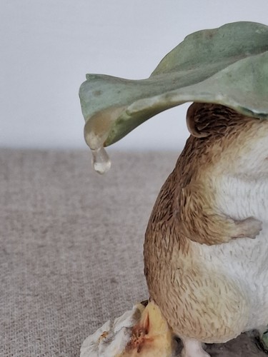 Figura Border Fine Arts Beatrix Potter Timmy Willie Under Leaf A2354 - Imagen 5 de 6