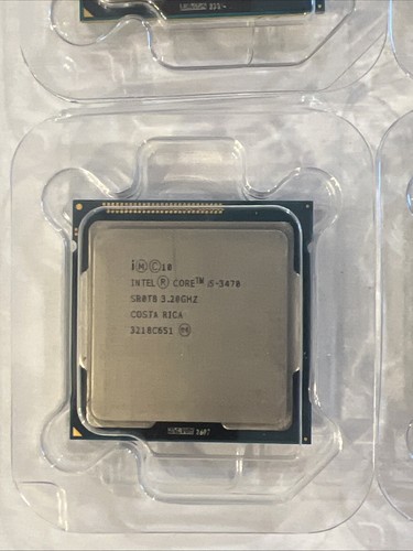 LOT OF 4x Intel i5-3470 Quad Core Desktop CPU PC Processor 3.2GHz LGA1155 SR0T8 - Picture 4 of 5