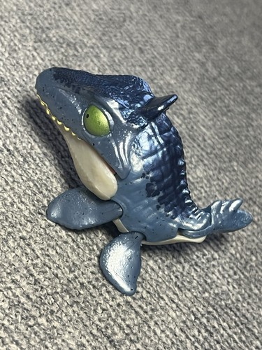 Jurassic World Snap Squad Attitudes Mosasaurus Figur Dinosaurier Metallic - Bild 7 von 7