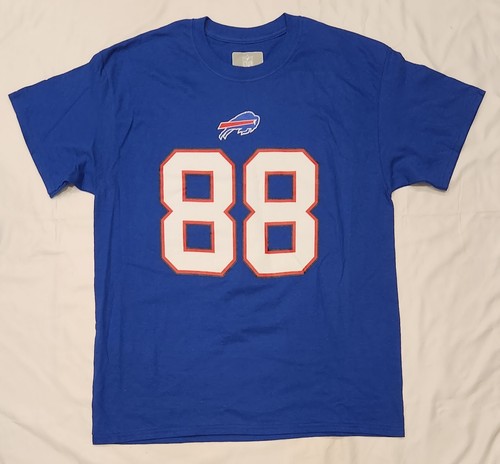 Buffalo Bills Dawson Knox blaues T-Shirt Herren Large NFL Football neu ohne Etikett