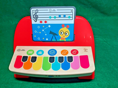 Baby Einstein Hape Magic Touch Piano Keyboard with 3 Song Cards Model 12577