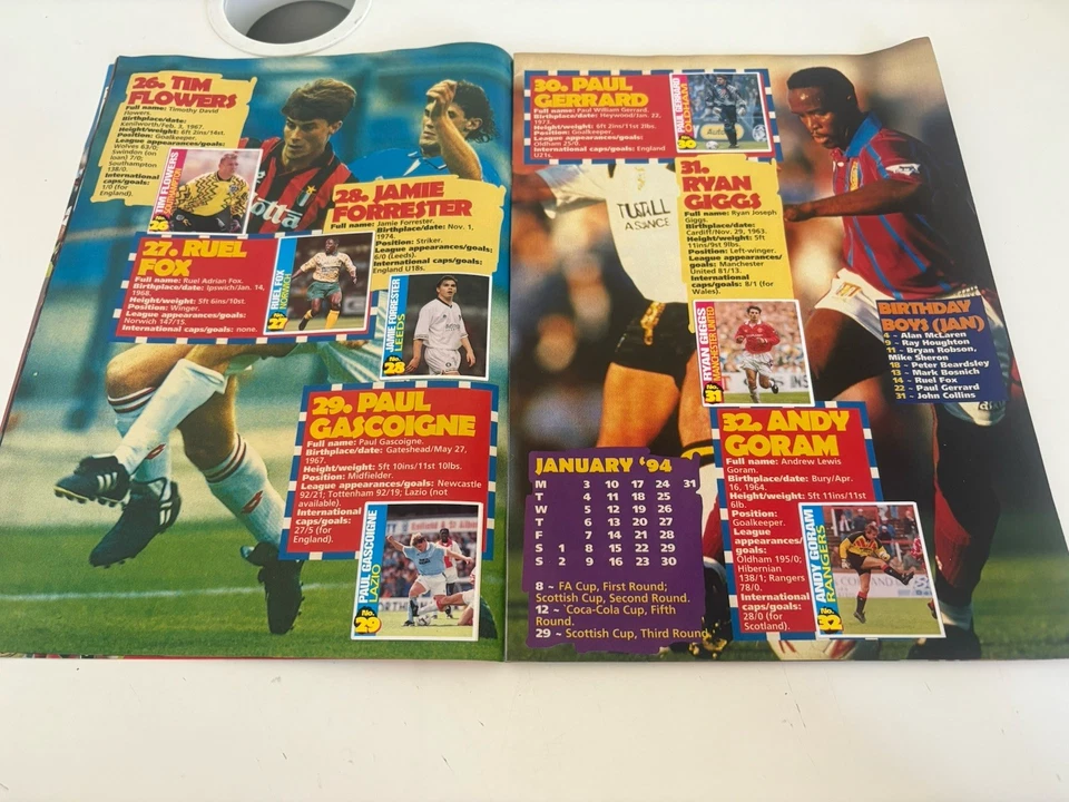 Vintage Match Magazine Match’s Hot 100 Sticker Album 1993 100% Complete  - Image 3 of 4